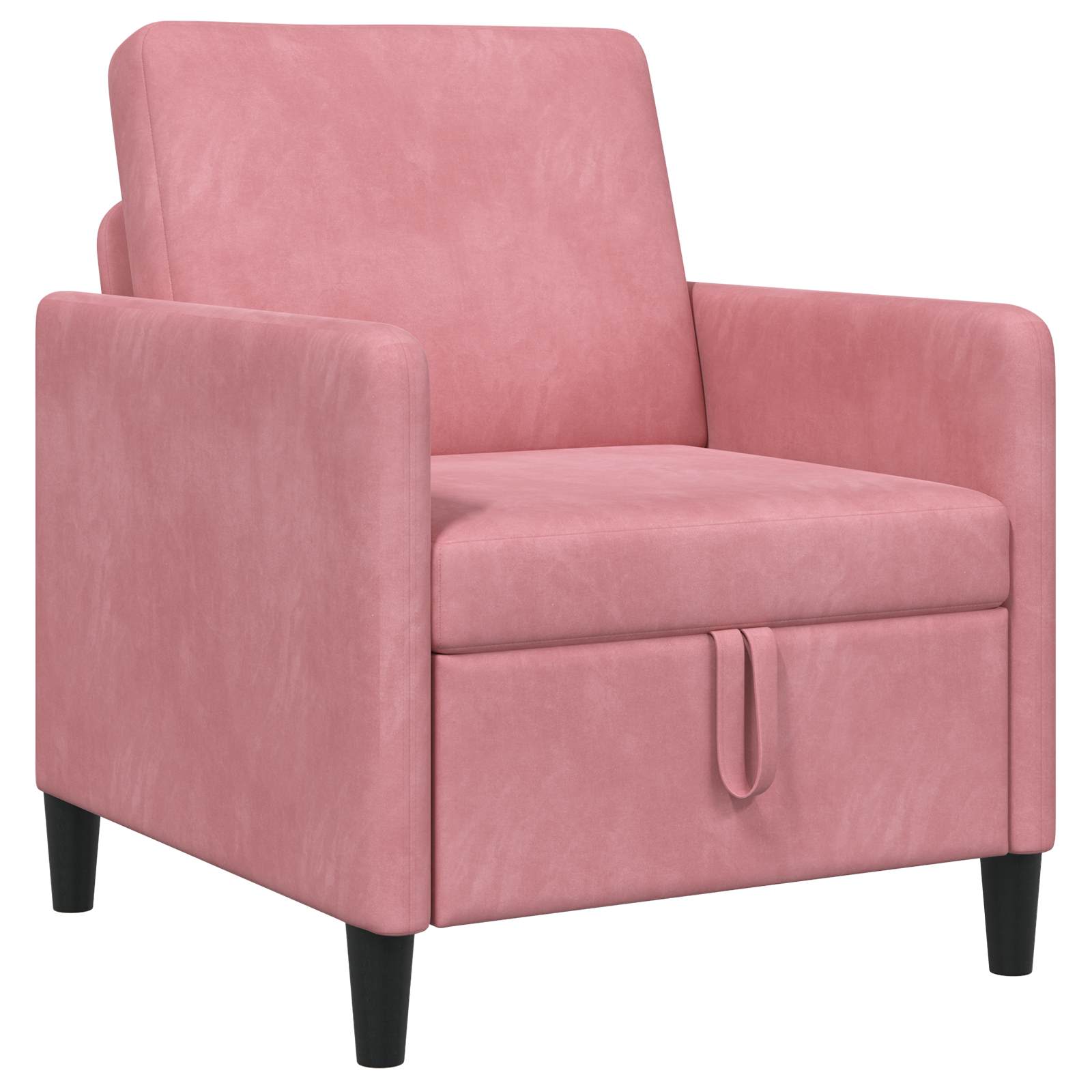 vidaXL Sofa z miejscem do przechowywania różowy 72 x 78 x 87 cm