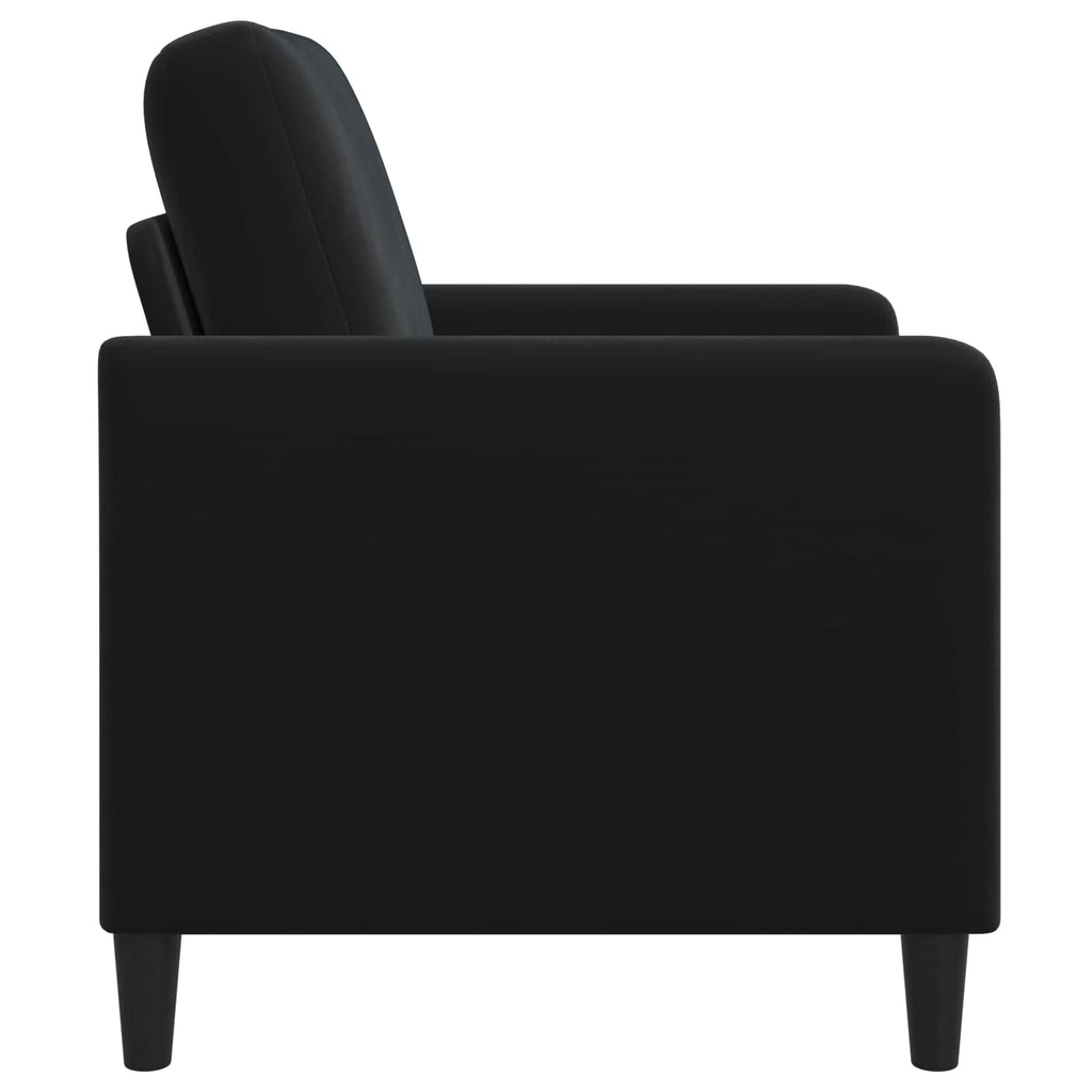 vidaXL Sofa z miejscem do przechowywania Czarny 72 x 78 x 87 cm