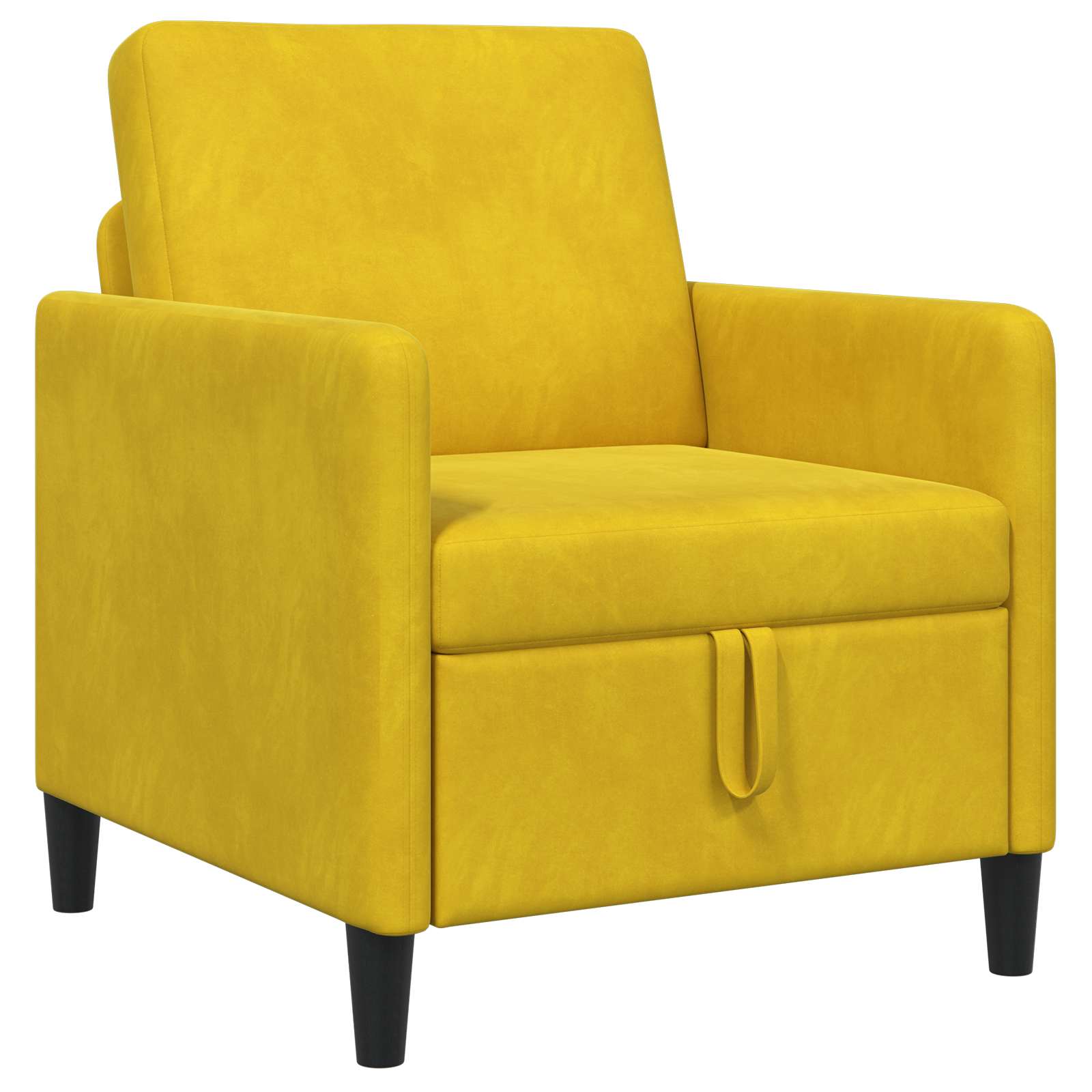 vidaXL Sofa z miejscem do przechowywania żółty 72 x 78 x 87 cm