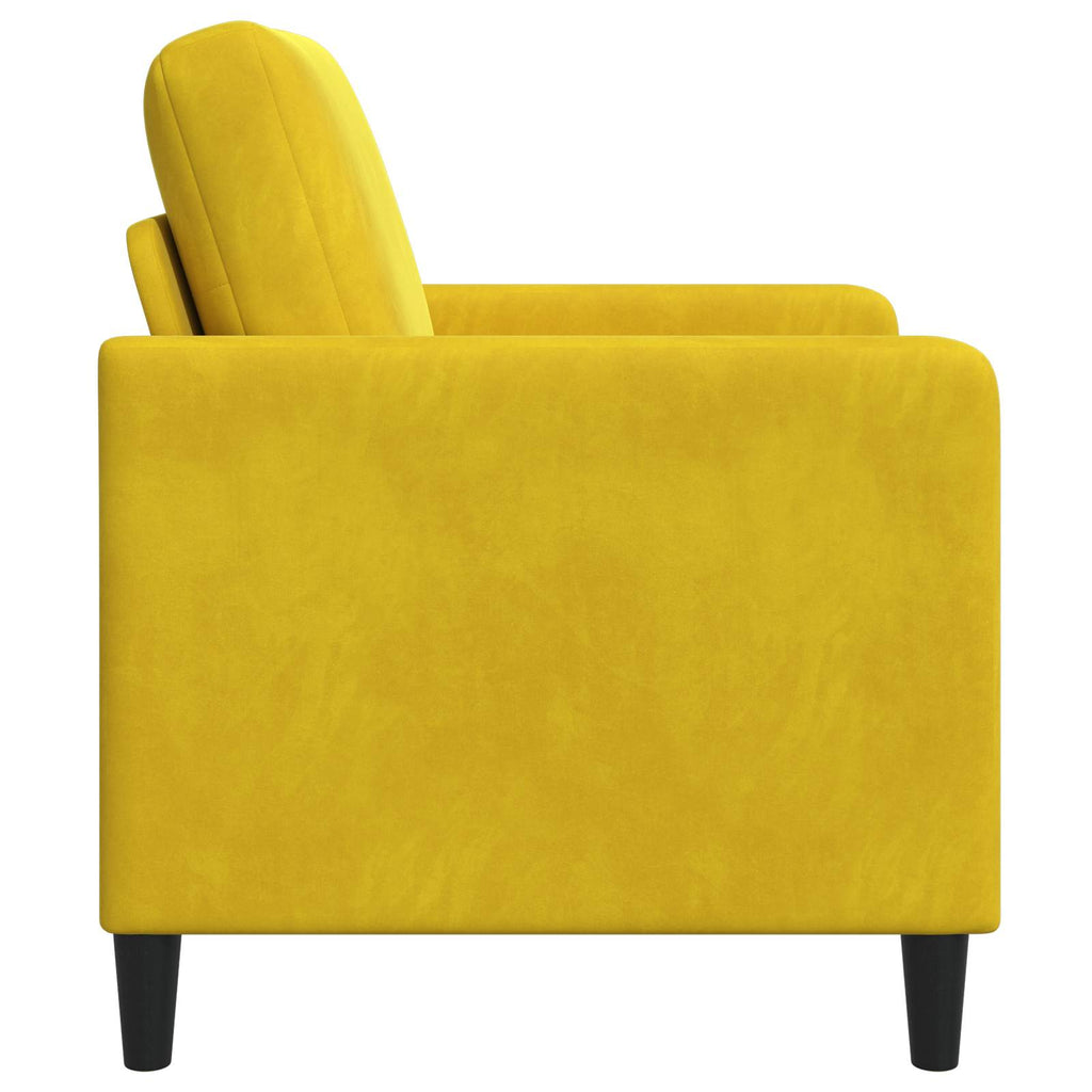 vidaXL Sofa z miejscem do przechowywania żółty 72 x 78 x 87 cm