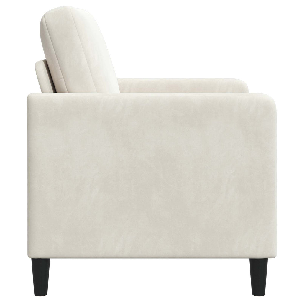 vidaXL Sofa z miejscem do przechowywania kremowy 72 x 78 x 87 cm