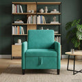 vidaXL Sofa z miejscem do przechowywania Turkusowy 72 x 78 x 87 cm