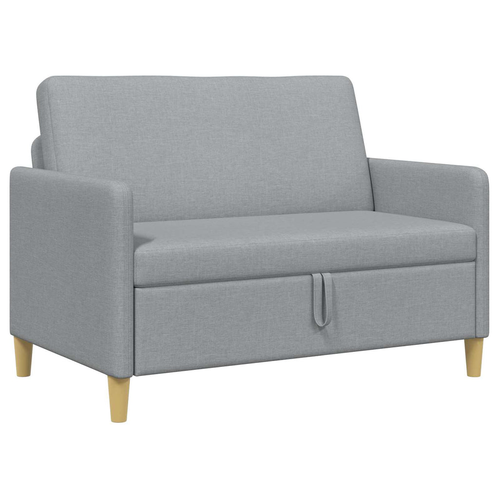 vidaXL Sofa z miejscem do przechowywania jasnoszary 122 x 78 x 87 cm