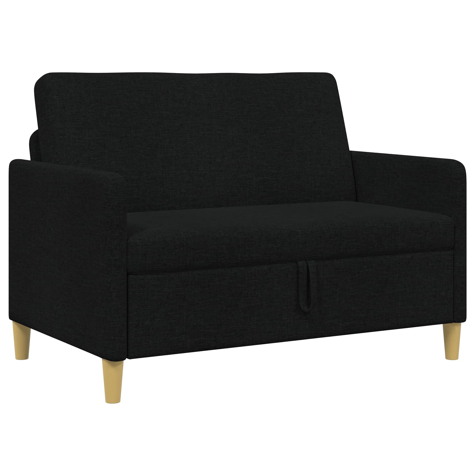 vidaXL Sofa z miejscem do przechowywania Czarny 122 x 78 x 87 cm