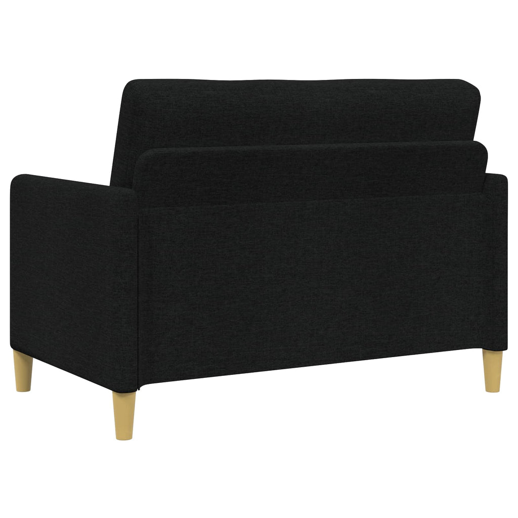 vidaXL Sofa z miejscem do przechowywania Czarny 122 x 78 x 87 cm