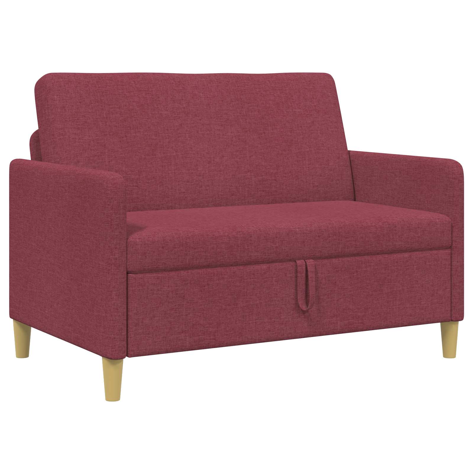 vidaXL Sofa z miejscem do przechowywania Czerwone wino