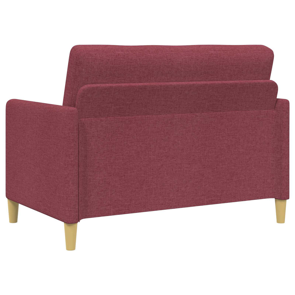 vidaXL Sofa z miejscem do przechowywania Czerwone wino