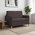 vidaXL Sofa z miejscem do przechowywania Ciemny brąz 122 x 78 x 87 cm
