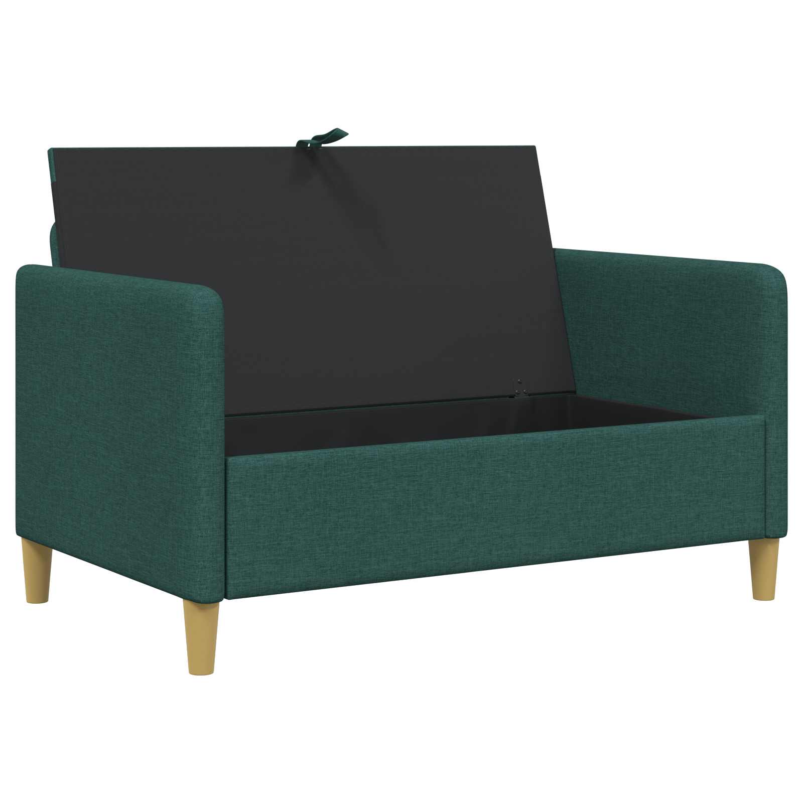 vidaXL Sofa z miejscem do przechowywania Ciemnozielony