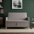 vidaXL Sofa z miejscem do przechowywania Ciemnoszary 122 x 78 x 87 cm