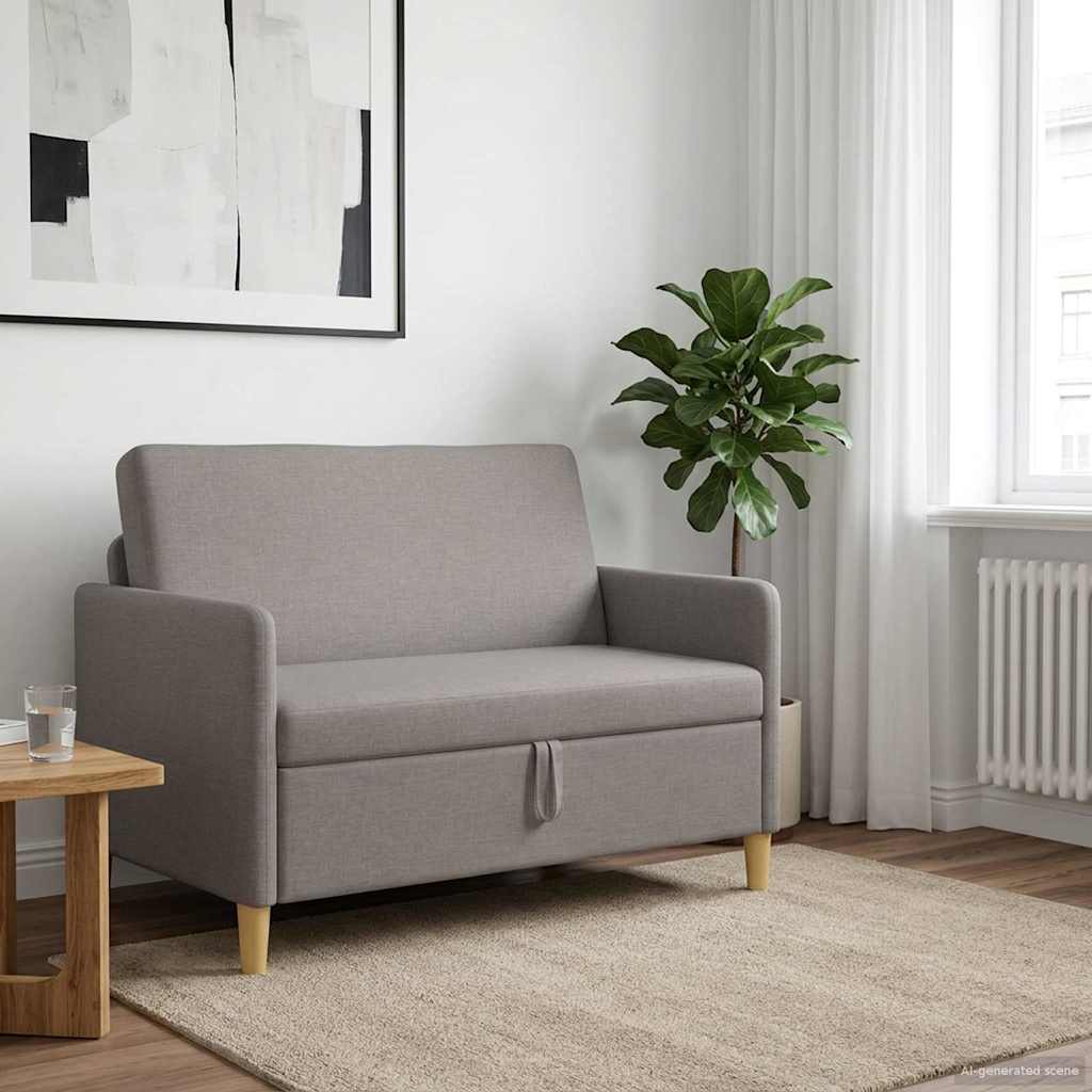 vidaXL Sofa z miejscem do przechowywania Ciemnoszary 122 x 78 x 87 cm