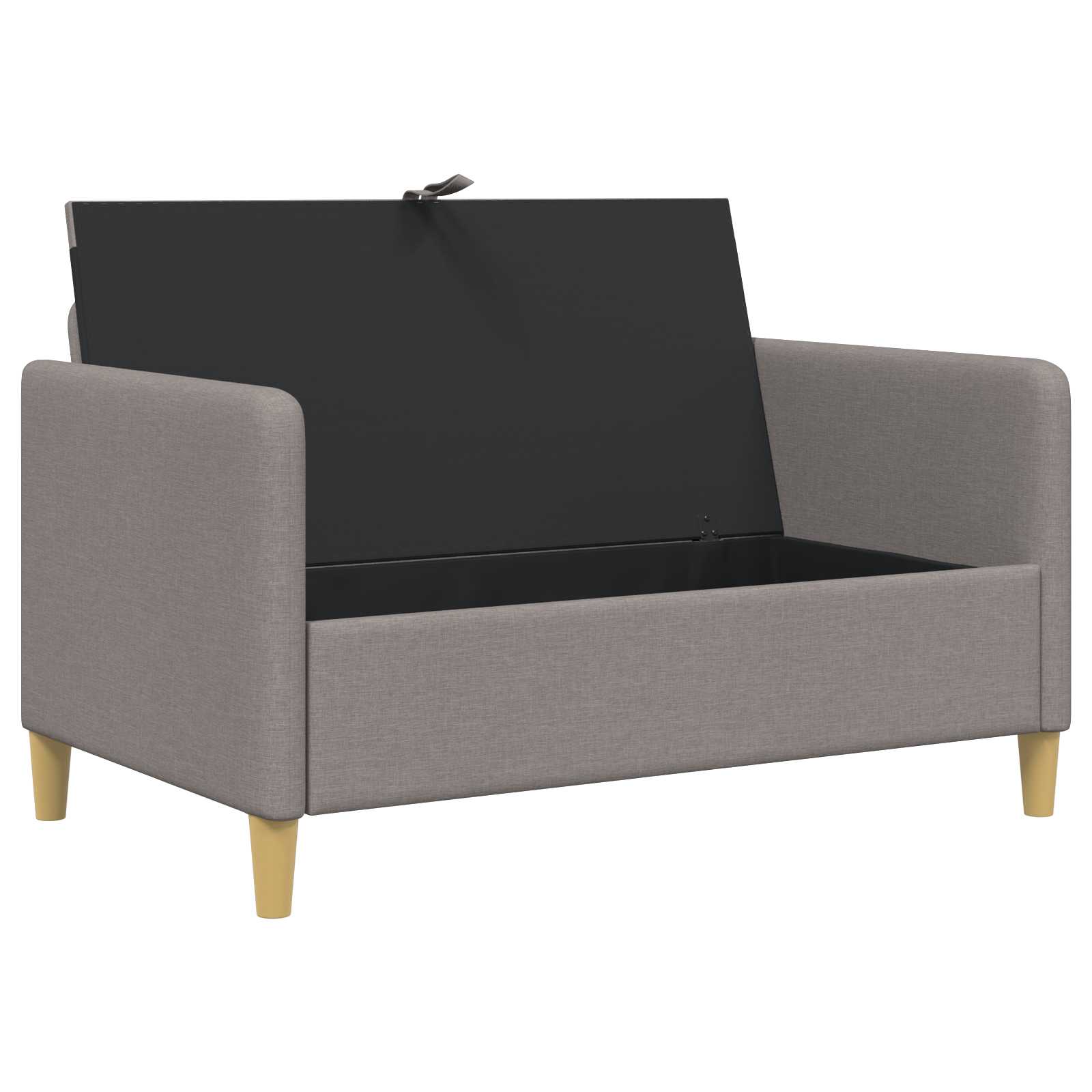 vidaXL Sofa z miejscem do przechowywania Ciemnoszary 122 x 78 x 87 cm