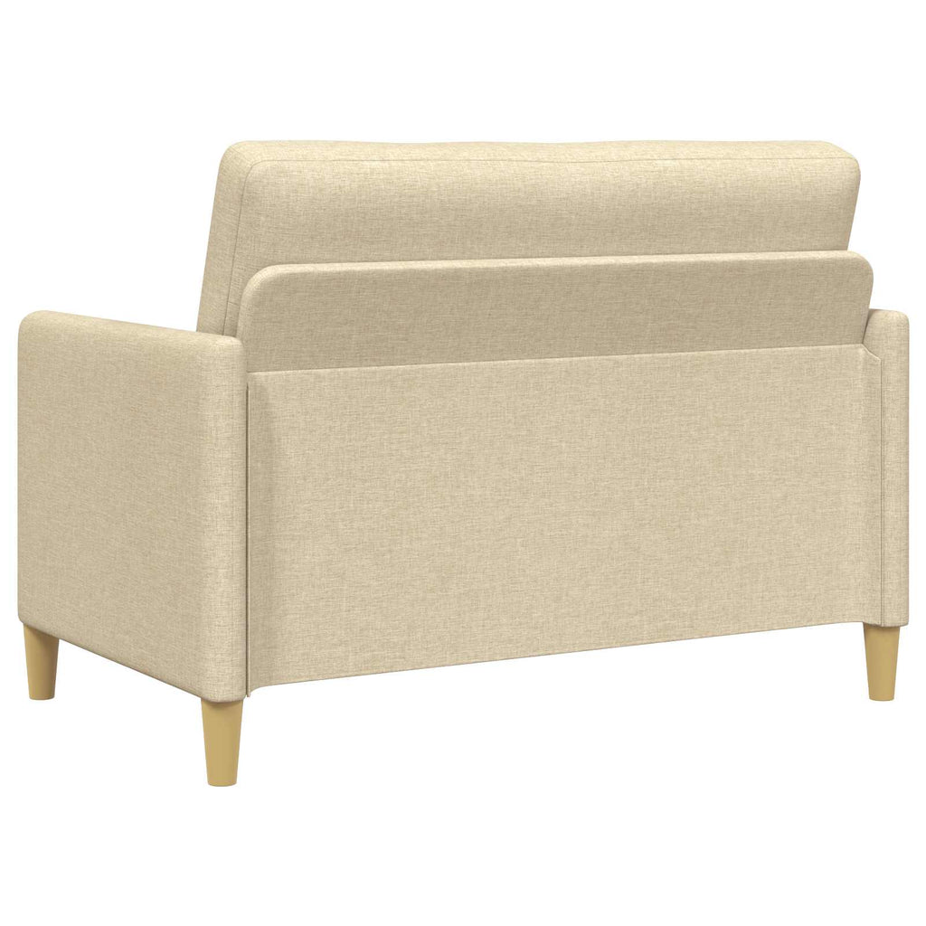 vidaXL Sofa z miejscem do przechowywania kremowy 122 x 78 x 87 cm