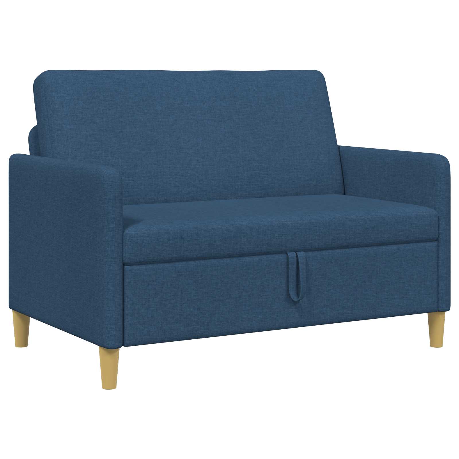 vidaXL Sofa z miejscem do przechowywania niebieski 122 x 78 x 87 cm