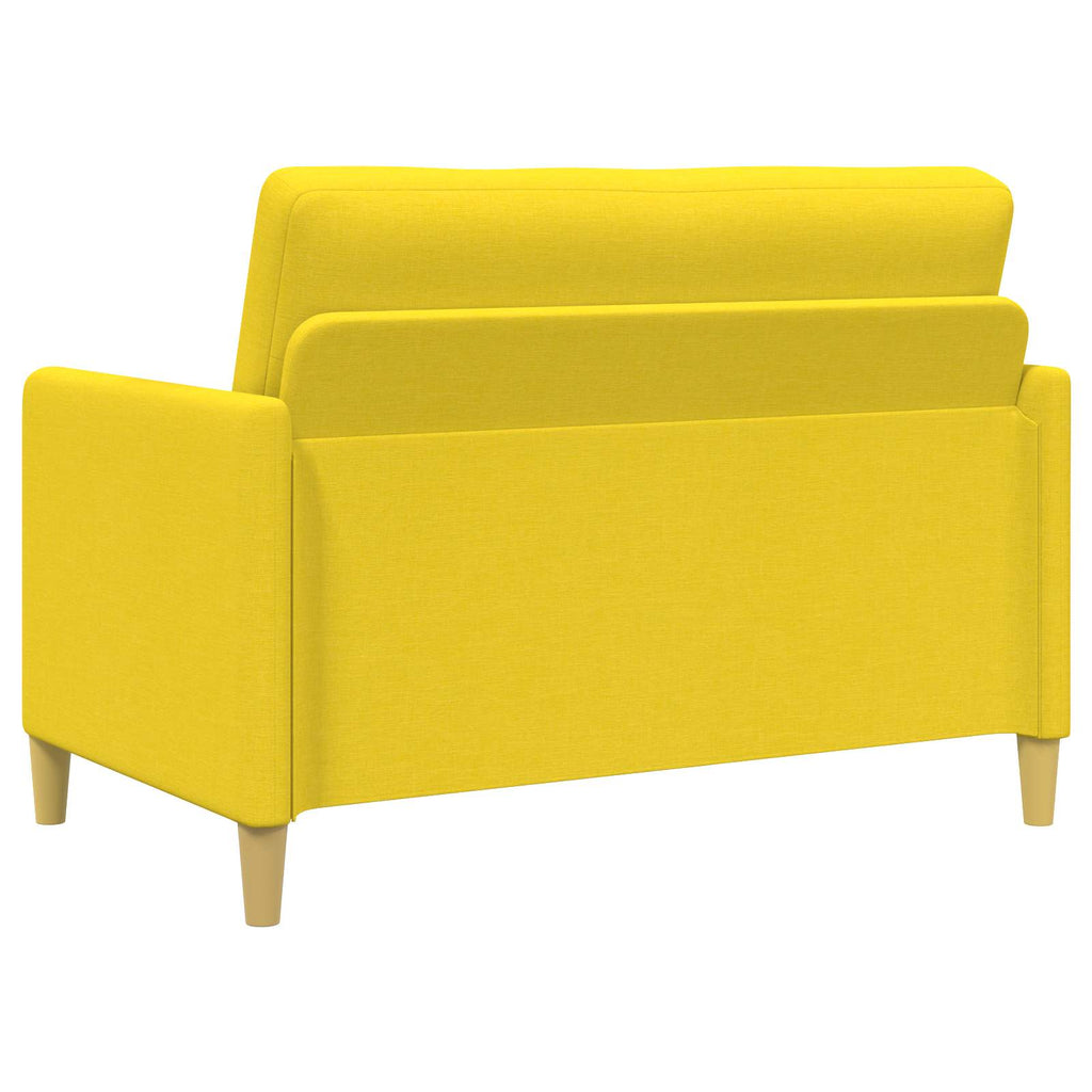 vidaXL Sofa z miejscem do przechowywania Jasnożółty 122 x 78 x 87 cm