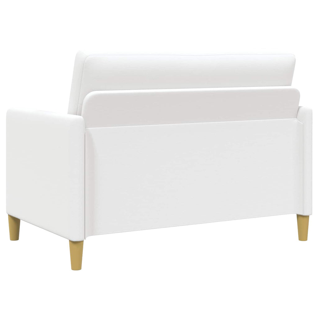 vidaXL Sofa z miejscem do przechowywania Biały 122 x 78 x 87 cm