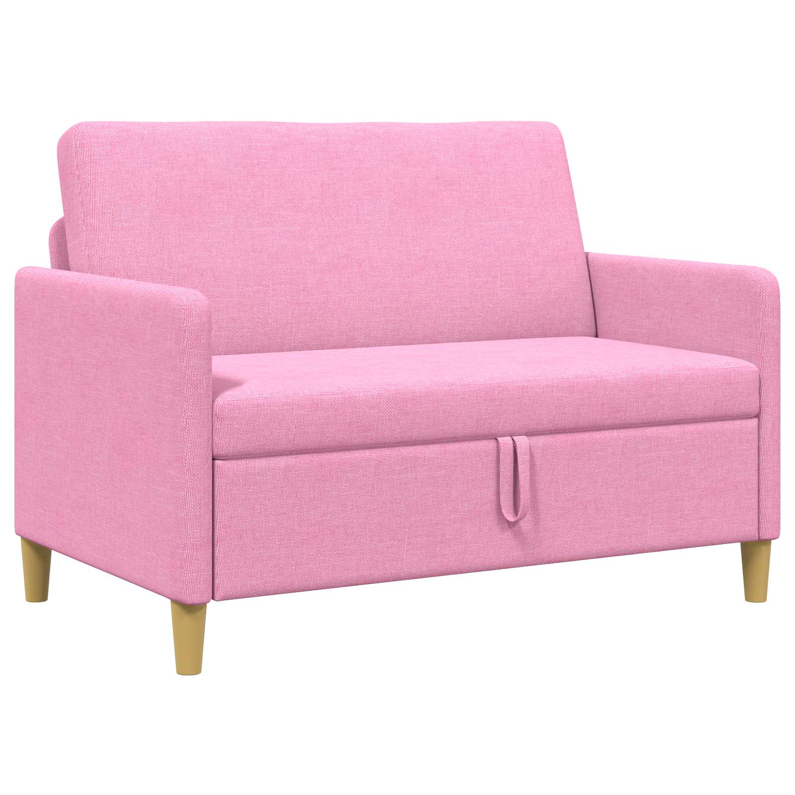 vidaXL Sofa z miejscem do przechowywania różowy 122 x 78 x 87 cm