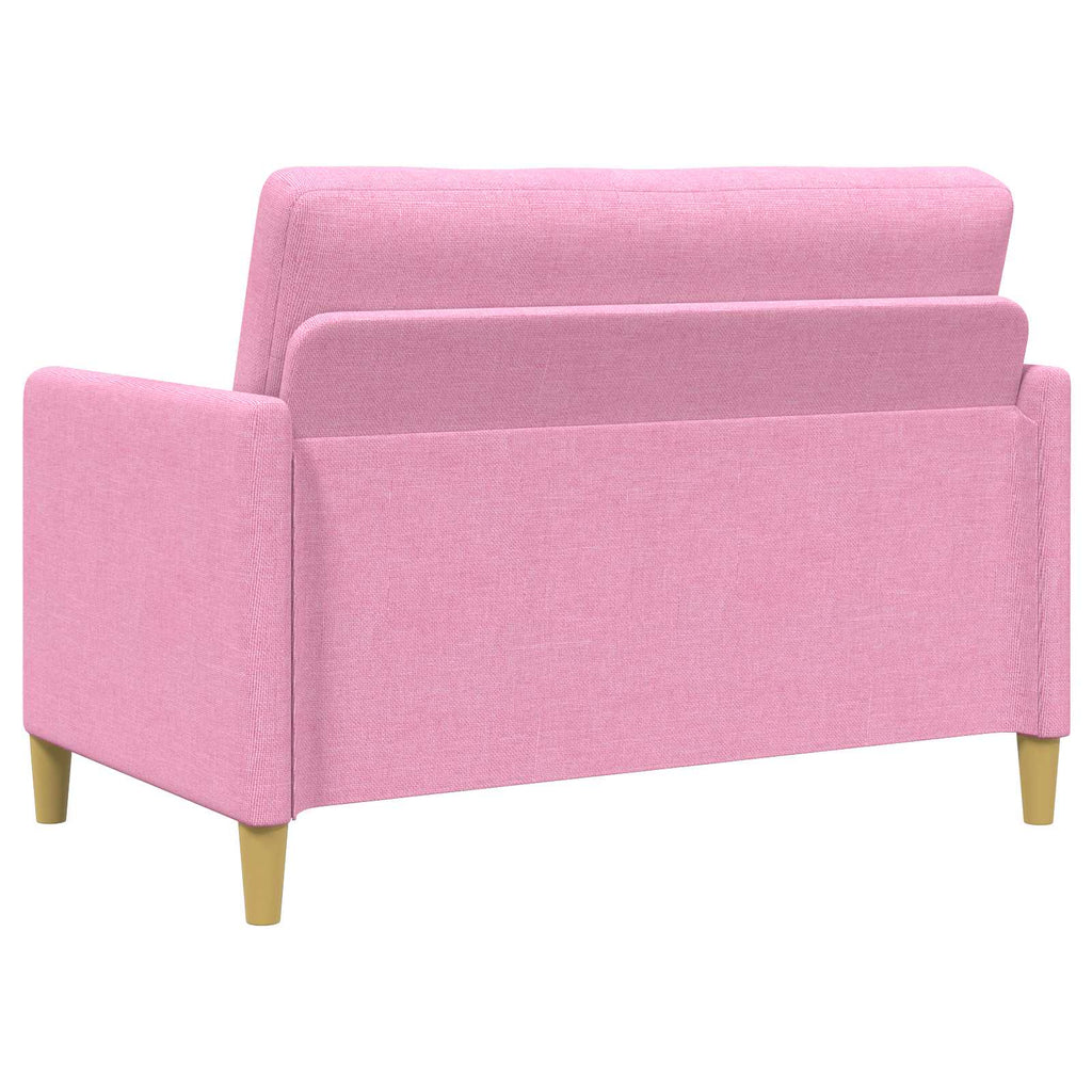 vidaXL Sofa z miejscem do przechowywania różowy 122 x 78 x 87 cm