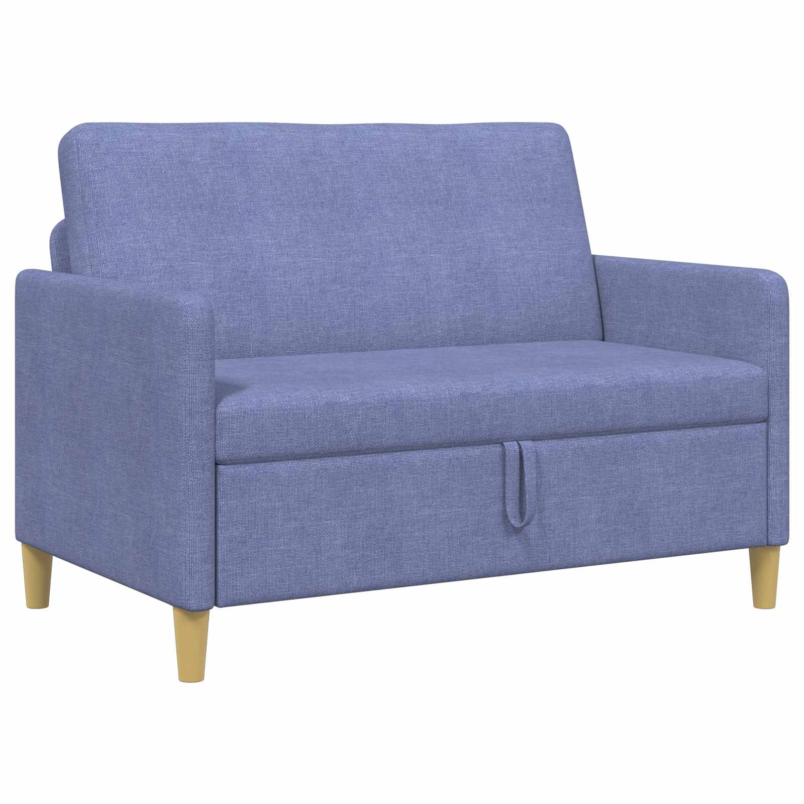 vidaXL Sofa z miejscem do przechowywania Niebieski dżins