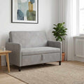 vidaXL Sofa z miejscem do przechowywania jasnoszary 122 x 78 x 87 cm