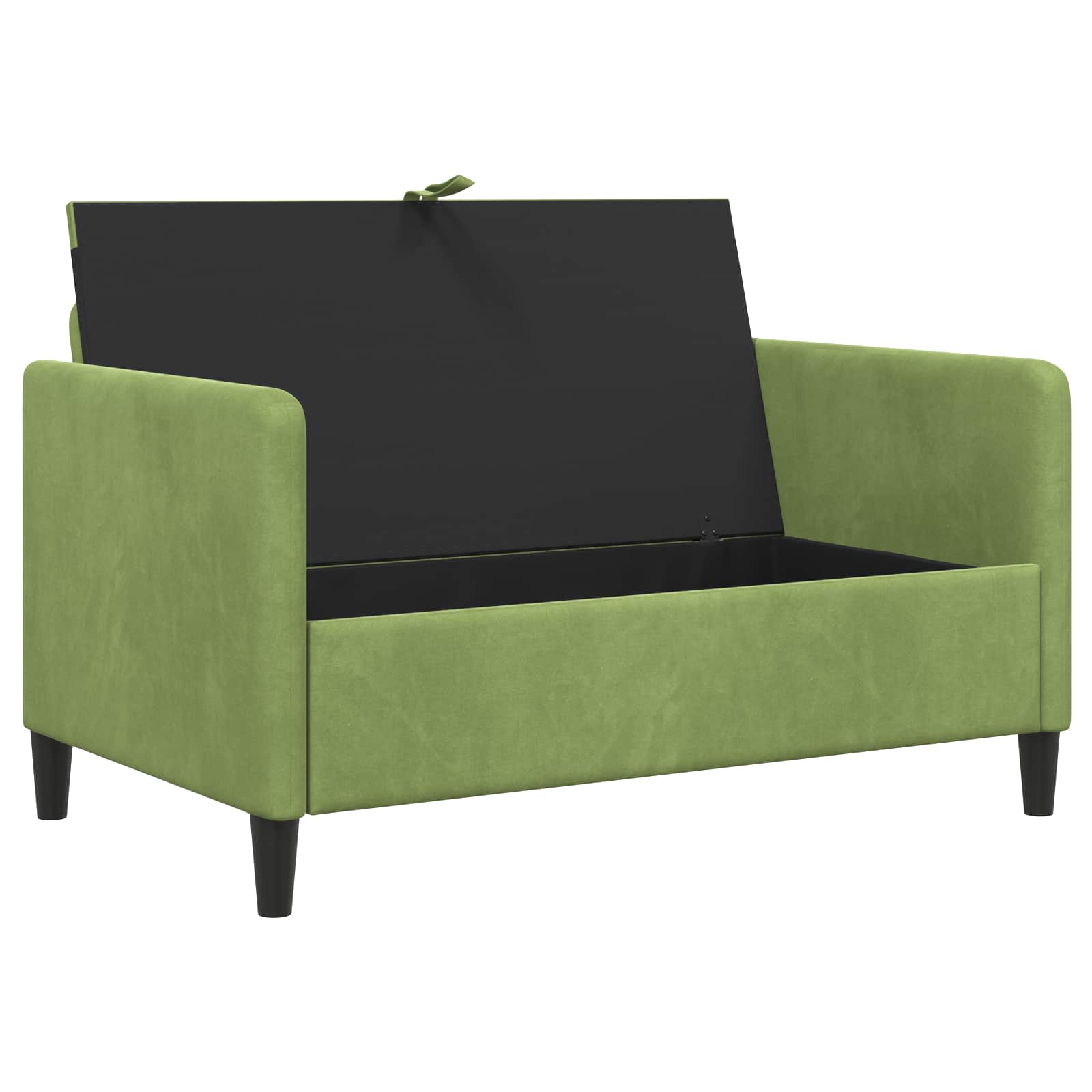 vidaXL Sofa z miejscem do przechowywania Jasnozielony 122 x 78 x 87 cm