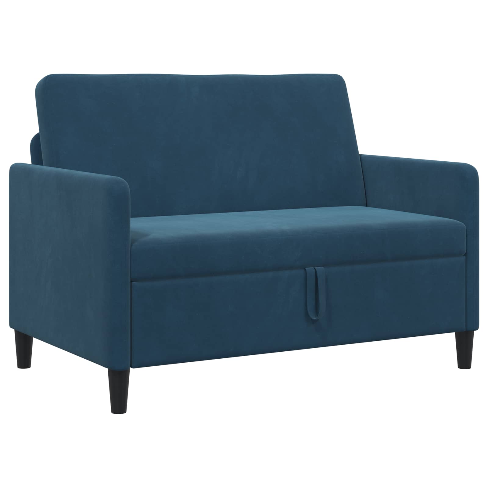 vidaXL Sofa z miejscem do przechowywania niebieski 122 x 78 x 87 cm