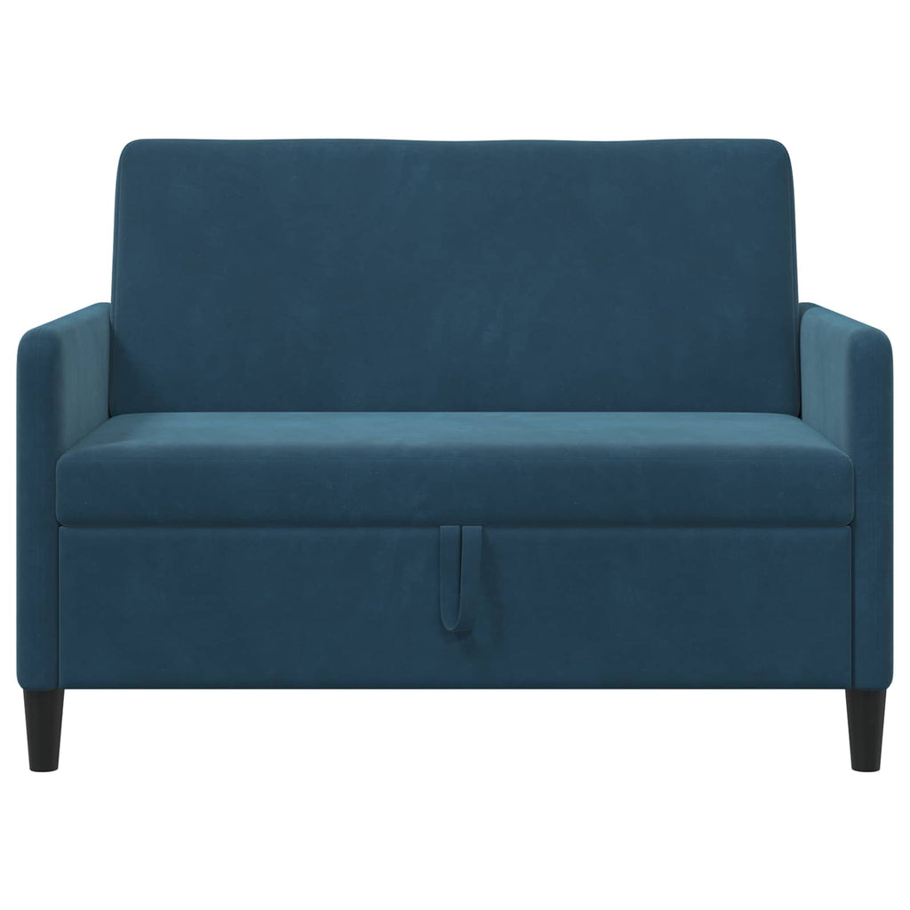 vidaXL Sofa z miejscem do przechowywania niebieski 122 x 78 x 87 cm