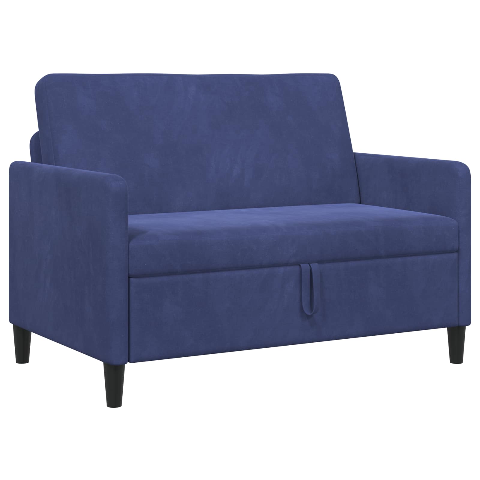 vidaXL Sofa z miejscem do przechowywania Niebieski policyjny Poliester
