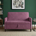 vidaXL Sofa z miejscem do przechowywania Fioletowy 122 x 78 x 87 cm