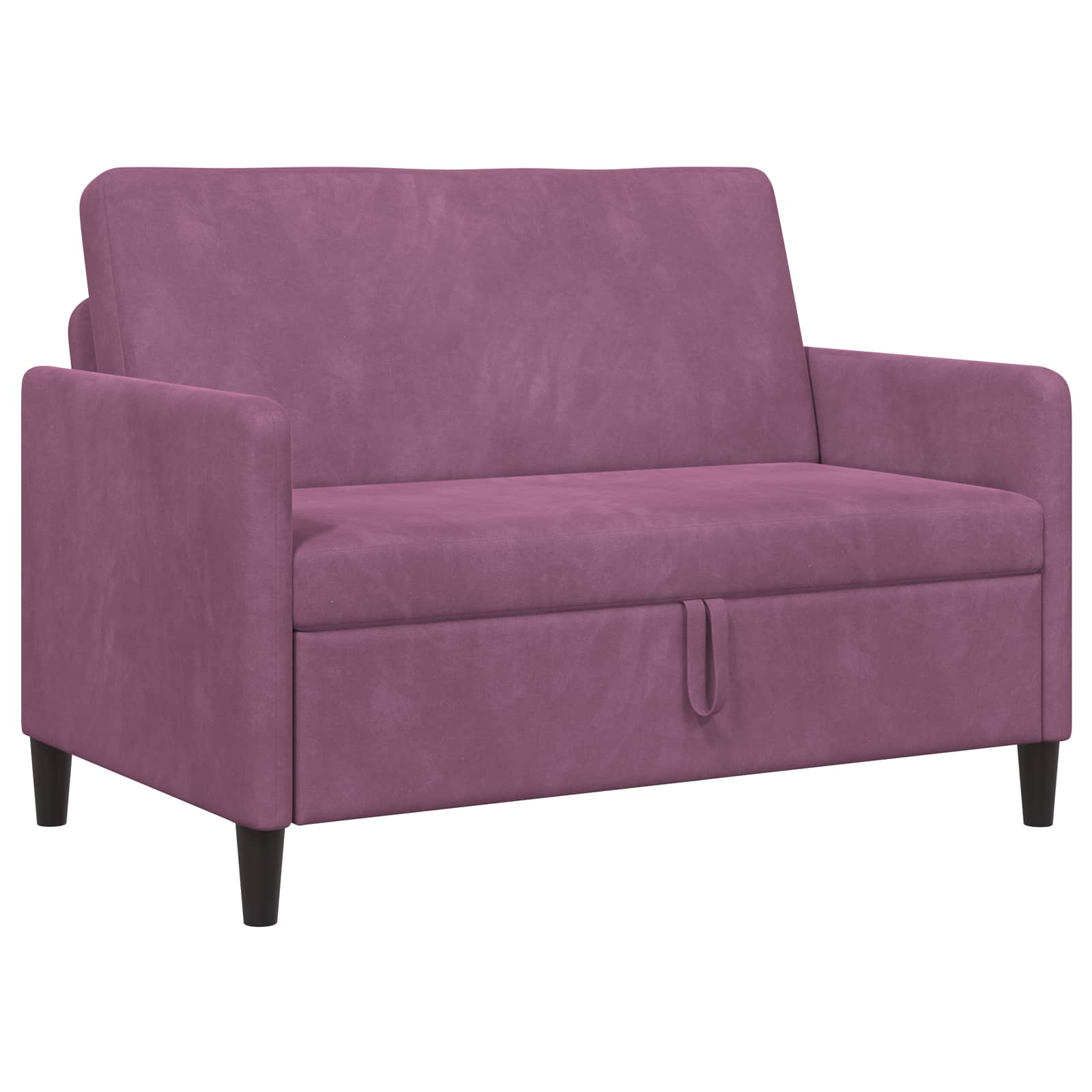 vidaXL Sofa z miejscem do przechowywania Fioletowy 122 x 78 x 87 cm