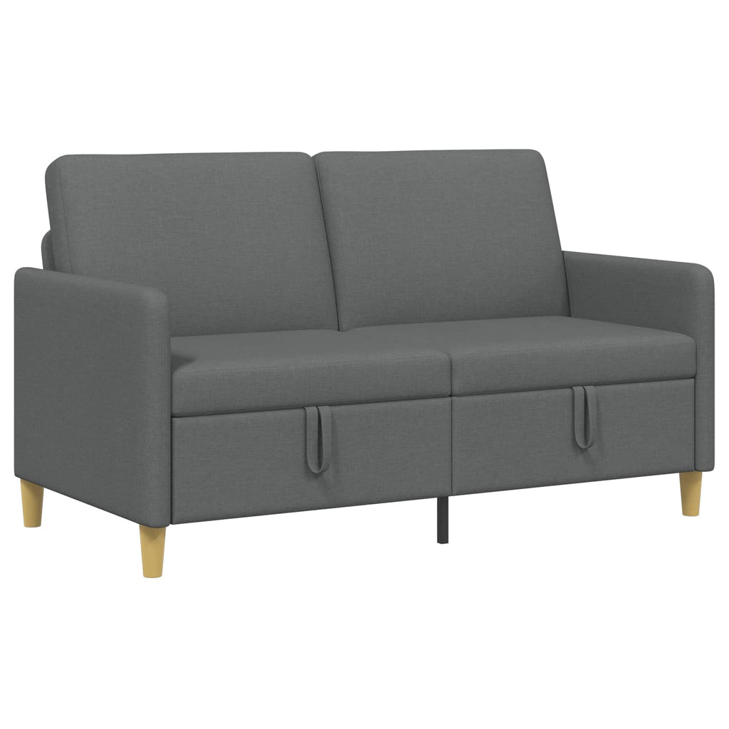 vidaXL Sofa z miejscem do przechowywania ciemnoszary 152 x 78 x 87 cm