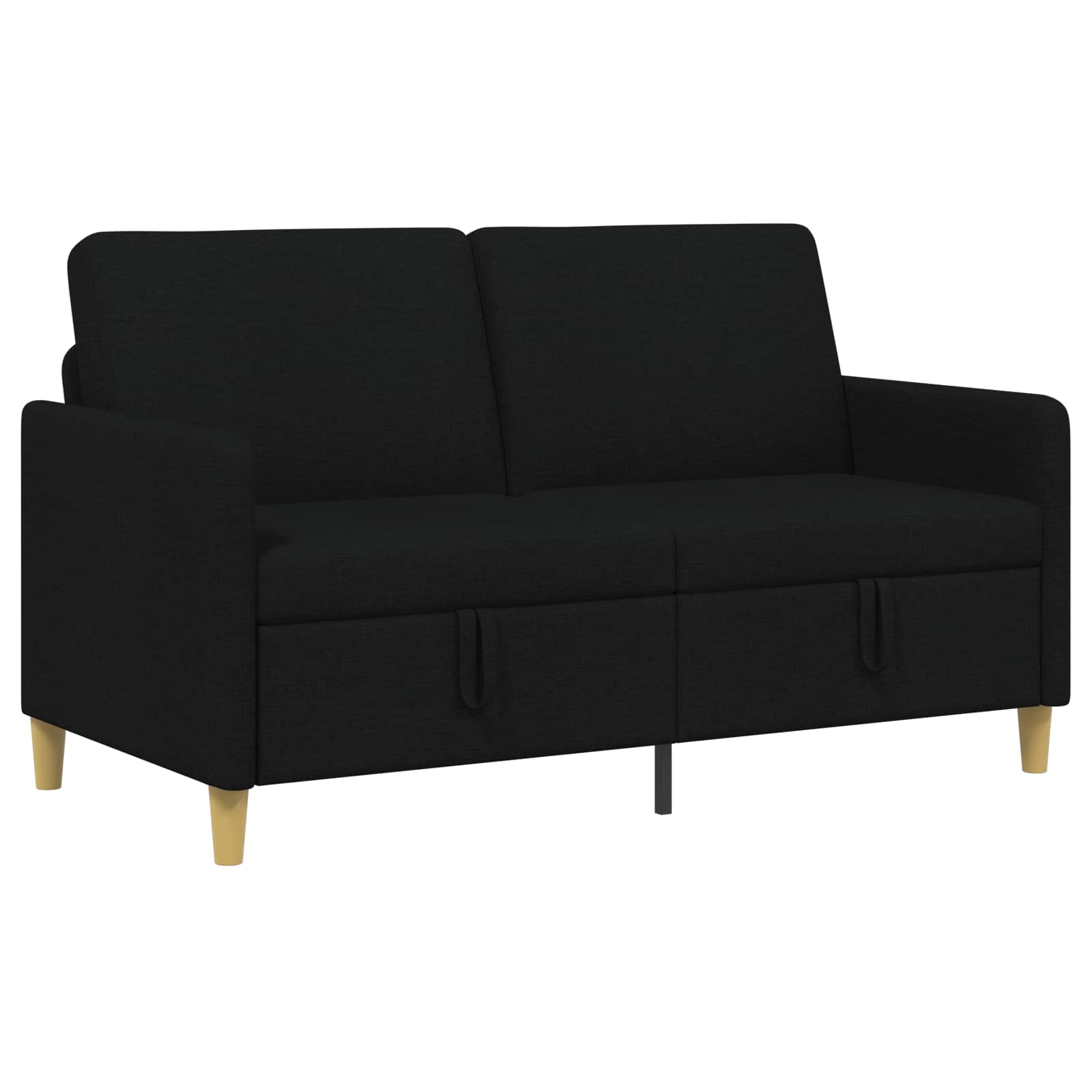 vidaXL Sofa z miejscem do przechowywania Czarny 152 x 78 x 87 cm