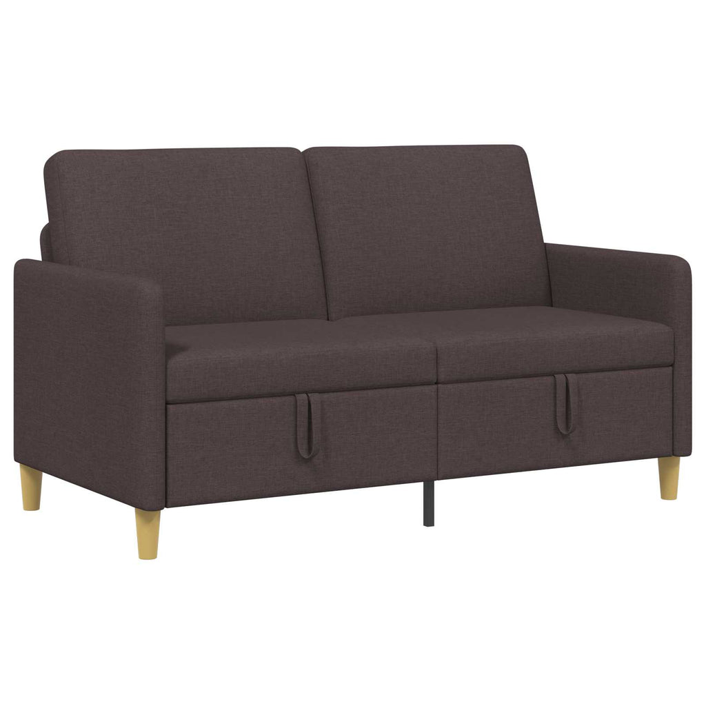 vidaXL Sofa z miejscem do przechowywania Ciemny brąz 152 x 78 x 87 cm
