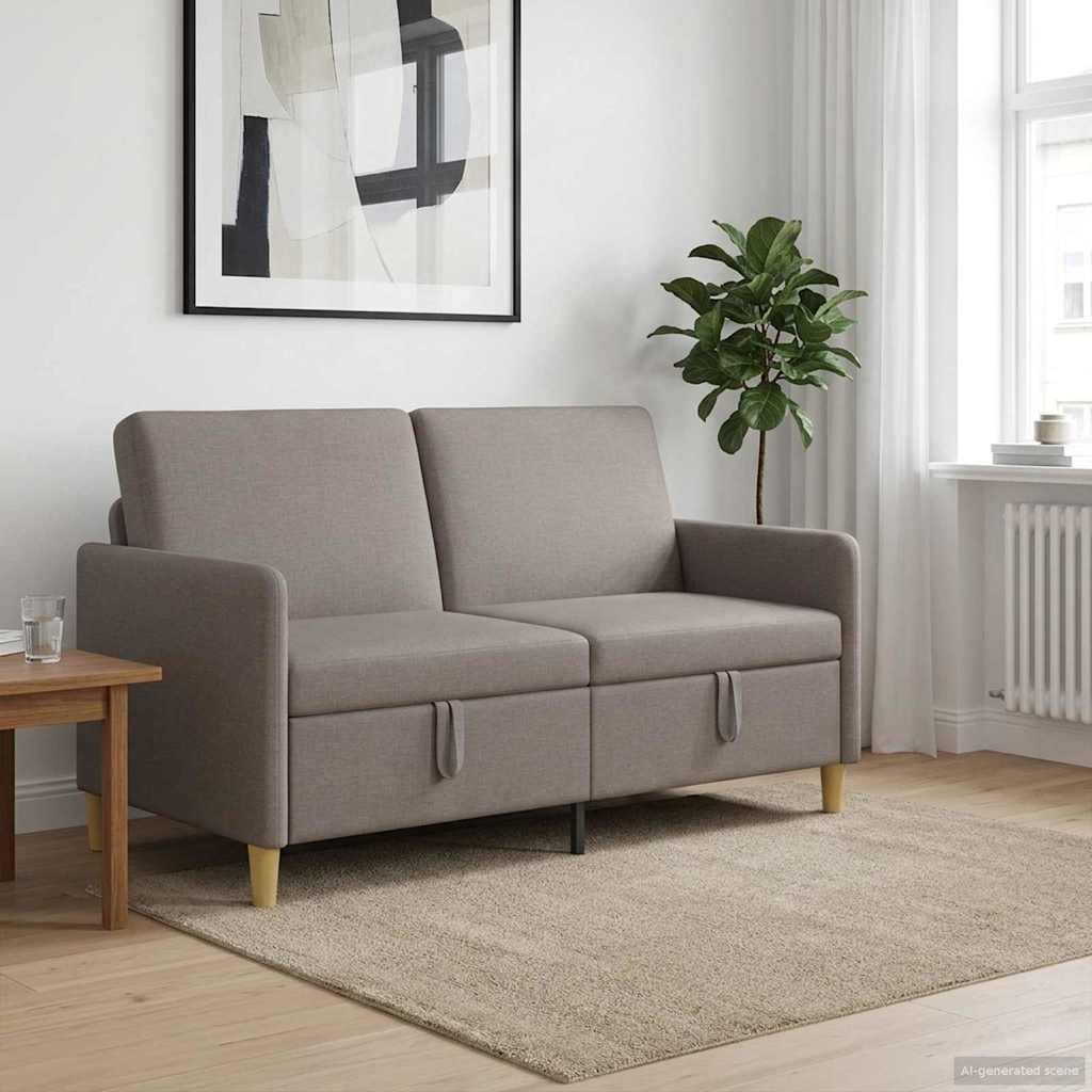 vidaXL Sofa z miejscem do przechowywania Ciemnoszary 152 x 78 x 87 cm