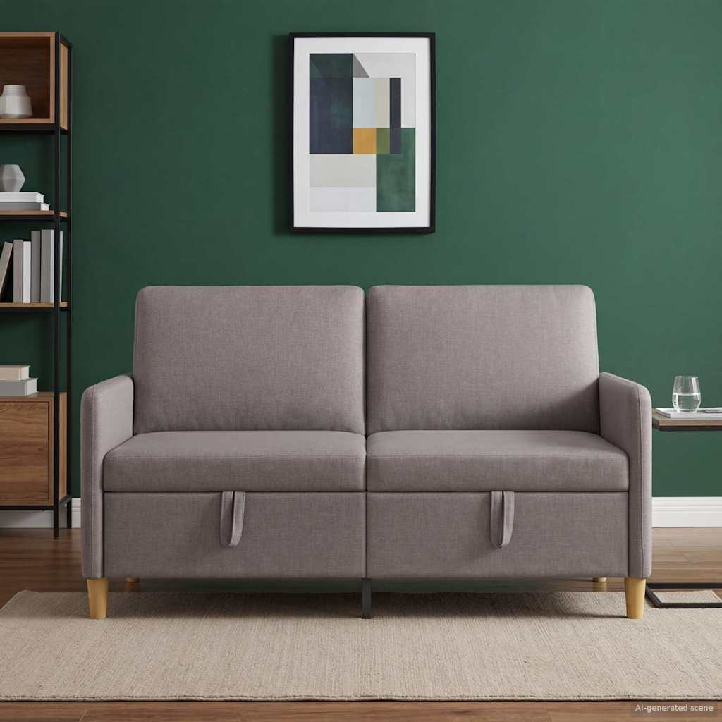 vidaXL Sofa z miejscem do przechowywania Ciemnoszary 152 x 78 x 87 cm