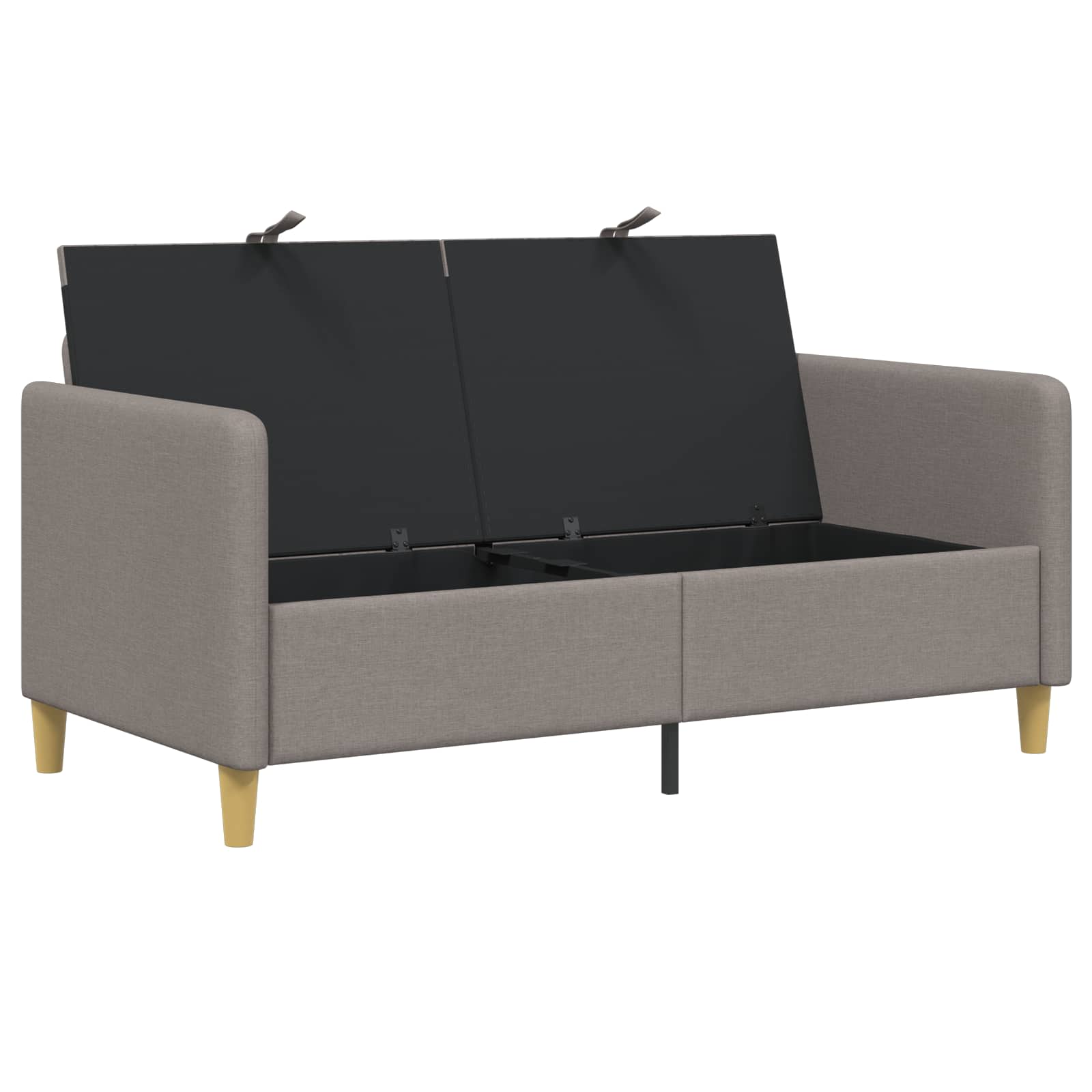 vidaXL Sofa z miejscem do przechowywania Ciemnoszary 152 x 78 x 87 cm