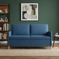 vidaXL Sofa z miejscem do przechowywania niebieski 152 x 78 x 87 cm