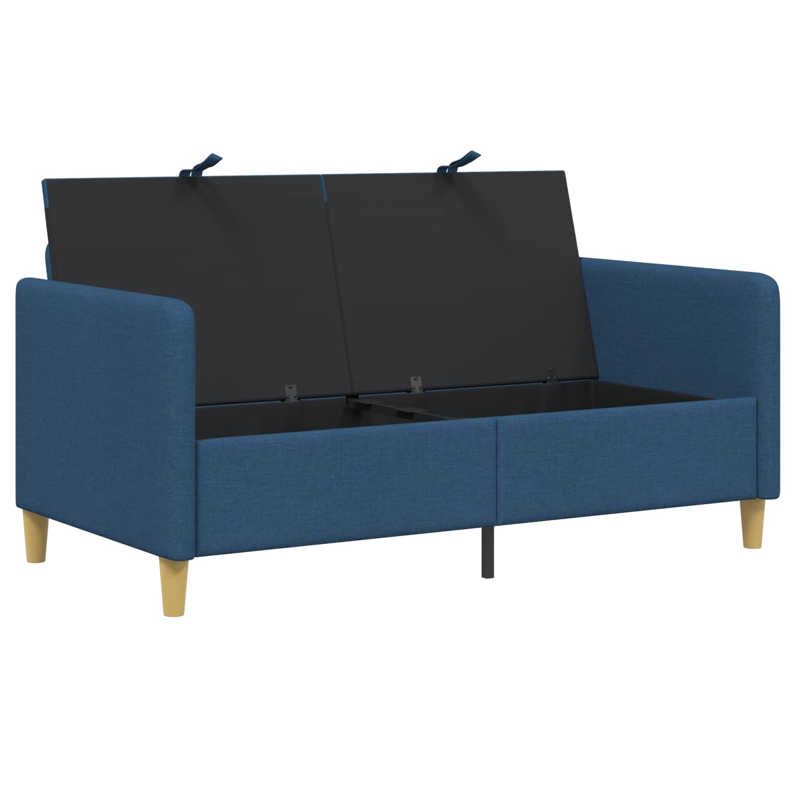 vidaXL Sofa z miejscem do przechowywania niebieski 152 x 78 x 87 cm