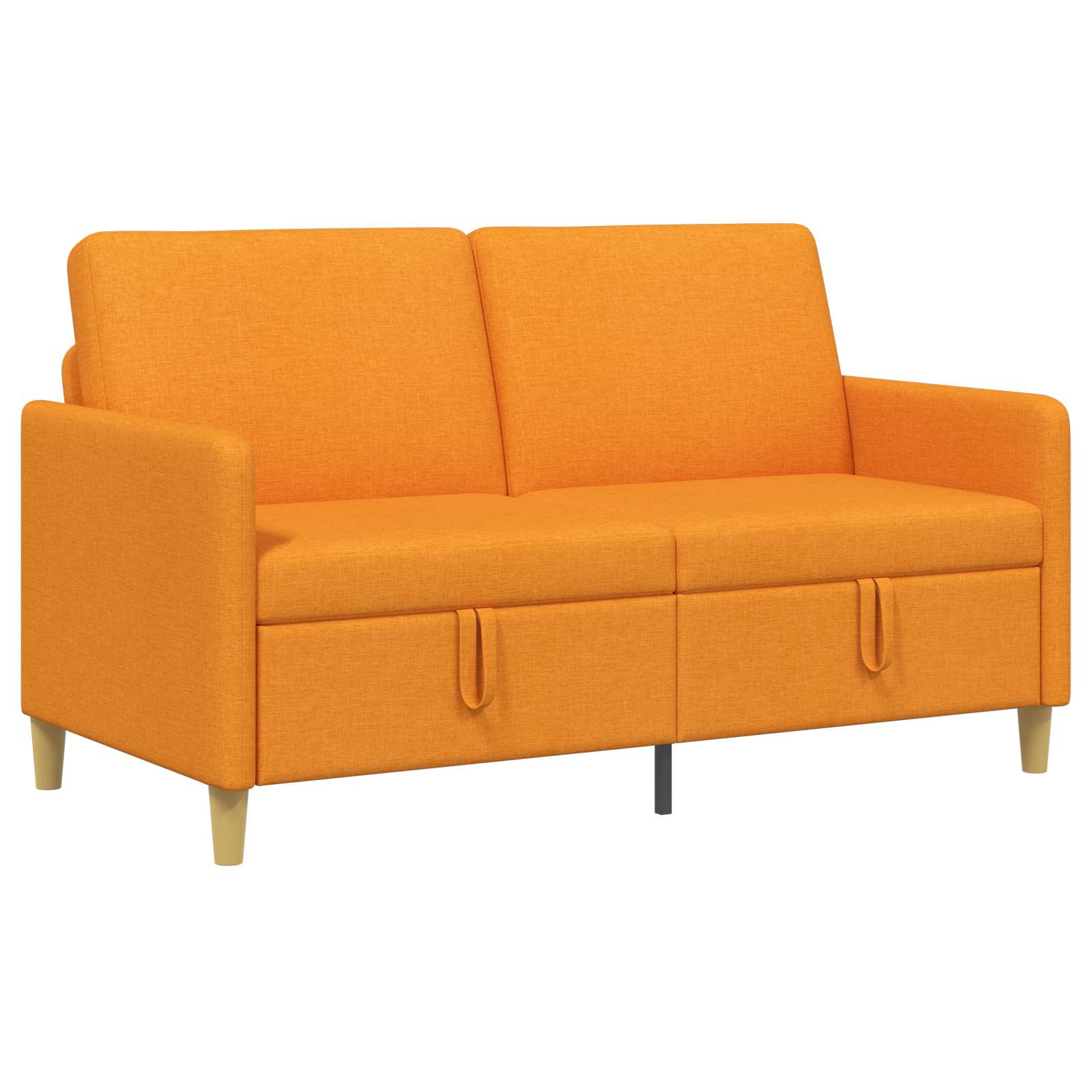 vidaXL Sofa z miejscem do przechowywania Ciemny Żółty 152 x 78 x 87 cm
