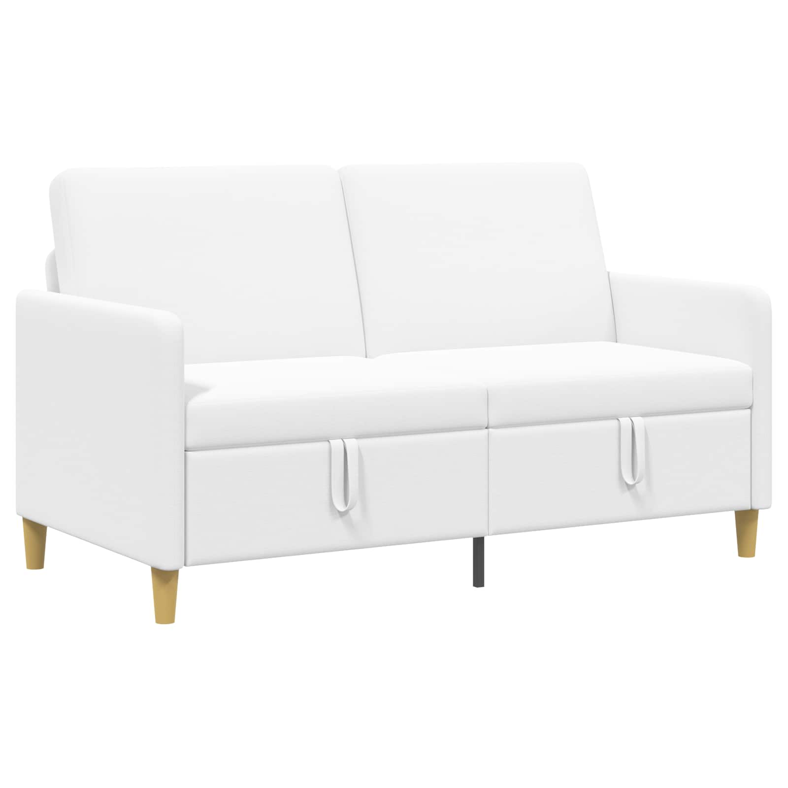 vidaXL Sofa z miejscem do przechowywania Biały 152 x 78 x 87 cm
