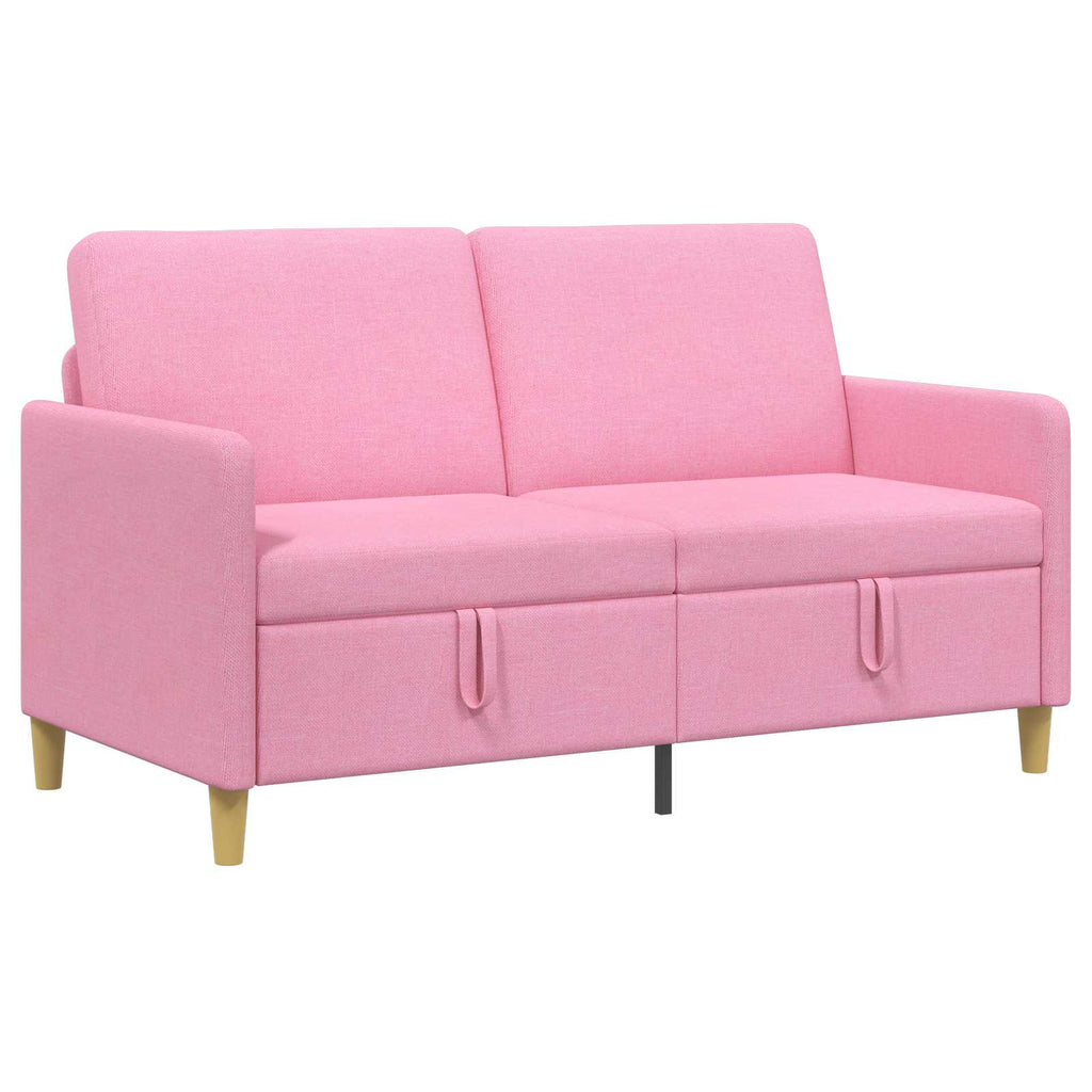 vidaXL Sofa z miejscem do przechowywania różowy 152 x 78 x 87 cm