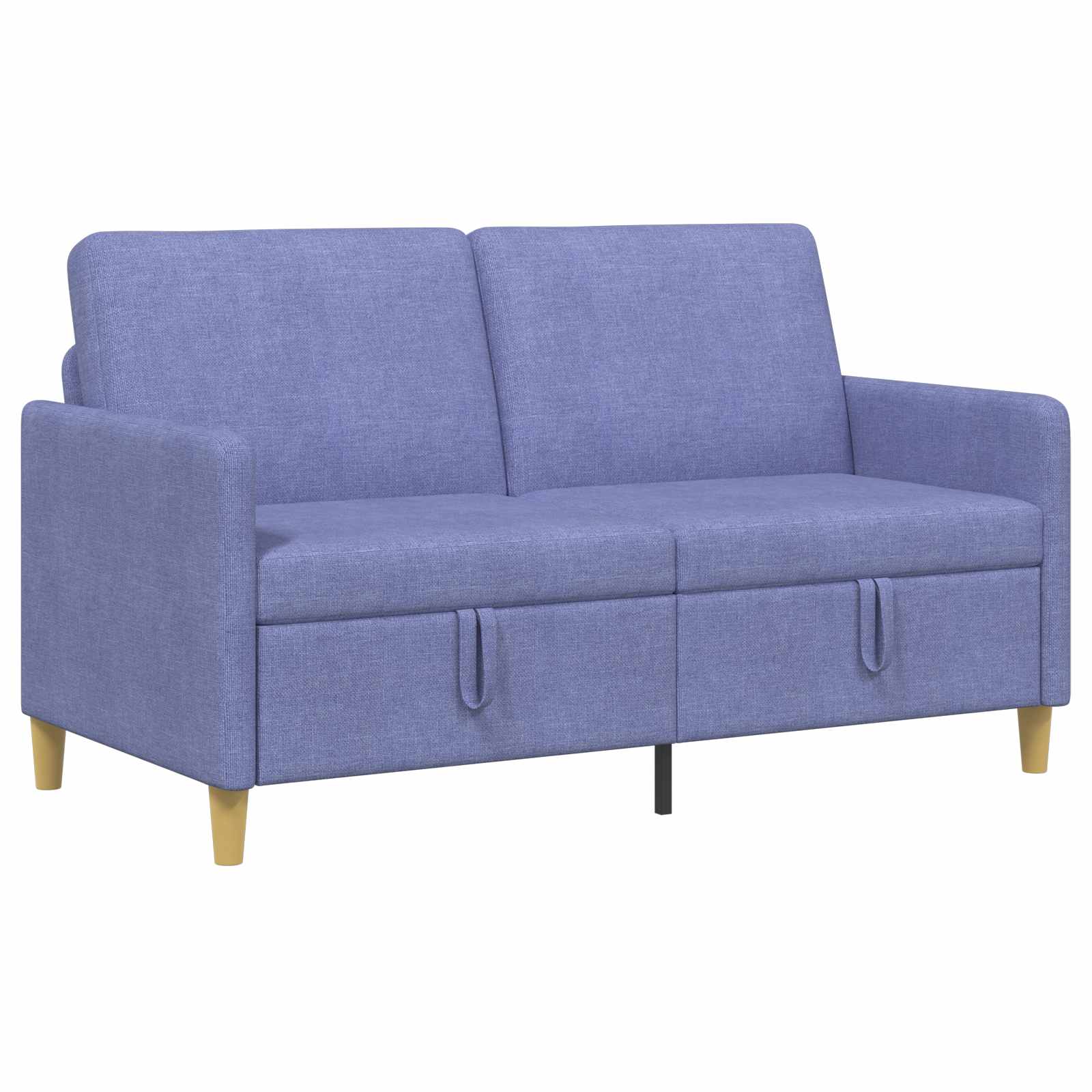 vidaXL Sofa z miejscem do przechowywania Niebieski dżins