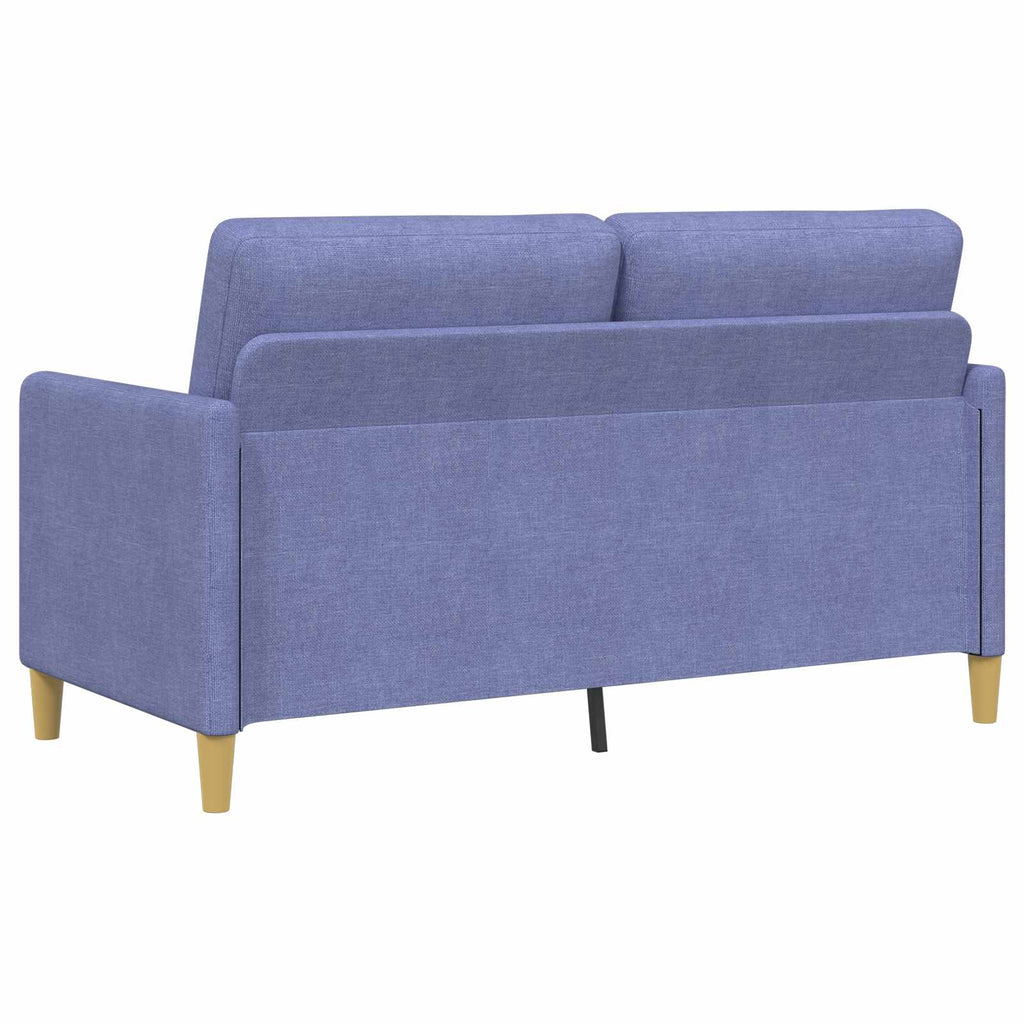 vidaXL Sofa z miejscem do przechowywania Niebieski dżins