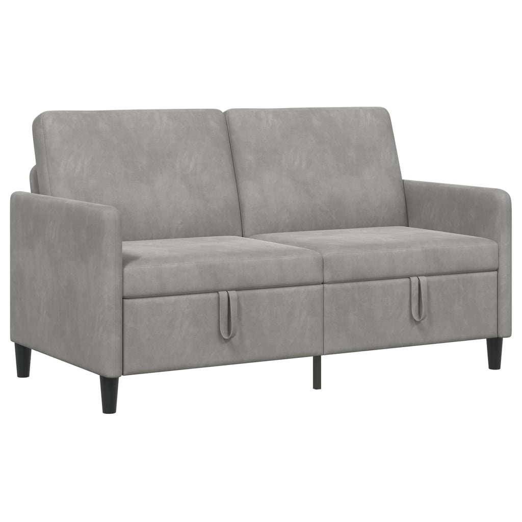vidaXL Sofa z miejscem do przechowywania jasnoszary 152 x 78 x 87 cm