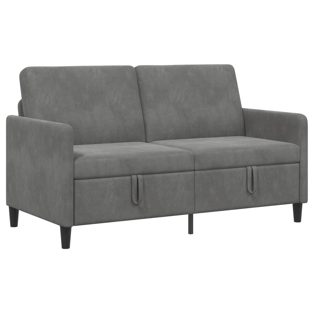 vidaXL Sofa z miejscem do przechowywania ciemnoszary 152 x 78 x 87 cm