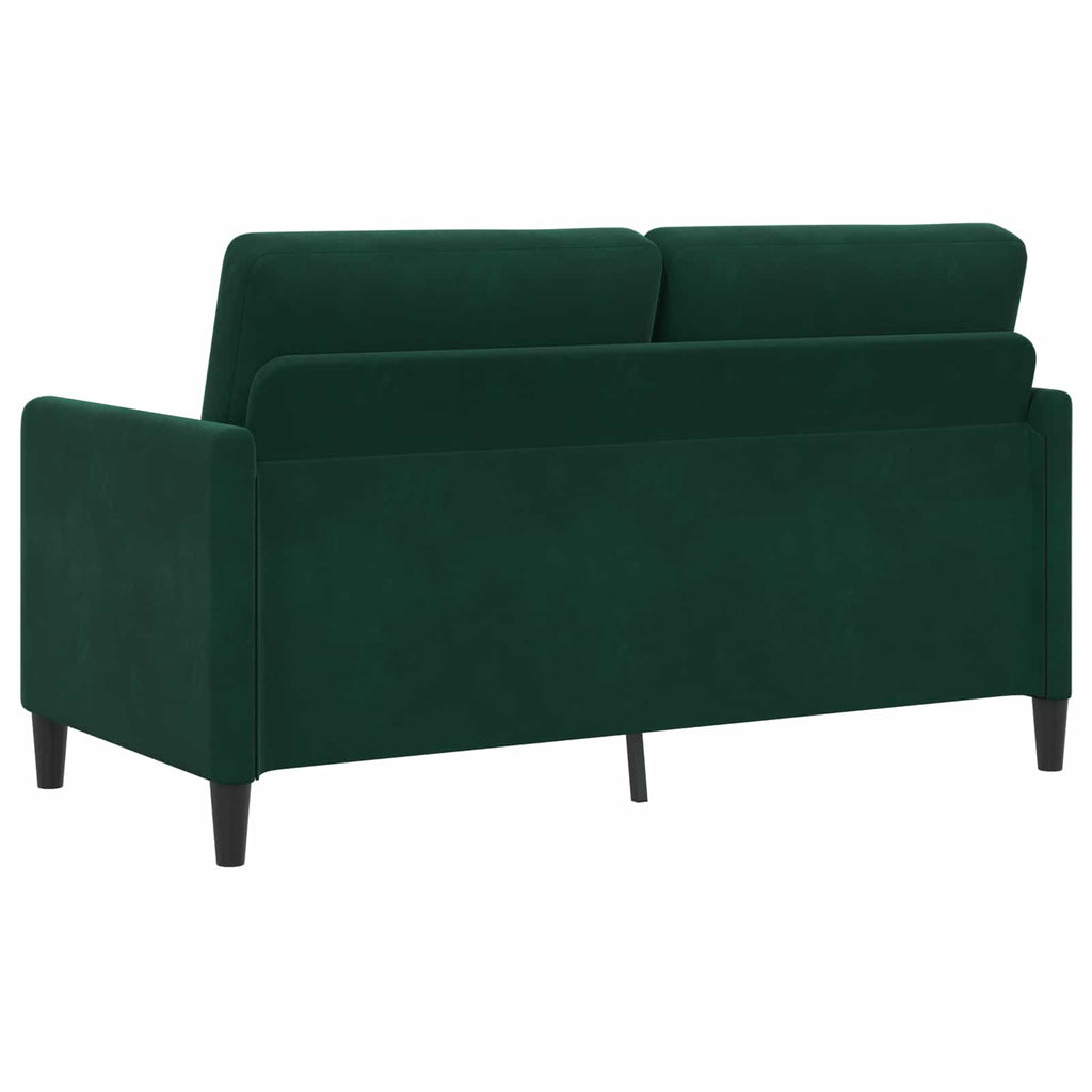vidaXL Sofa z miejscem do przechowywania Ciemnozielony Poliester