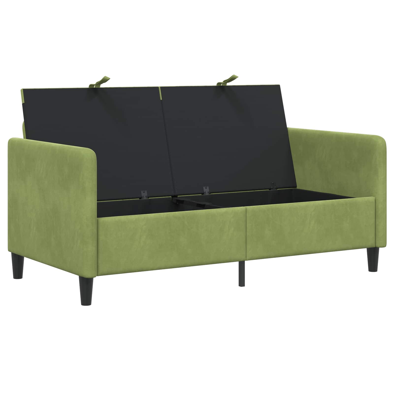 vidaXL Sofa z miejscem do przechowywania Jasnozielony 152 x 78 x 87 cm