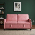 vidaXL Sofa z miejscem do przechowywania różowy 152 x 78 x 87 cm
