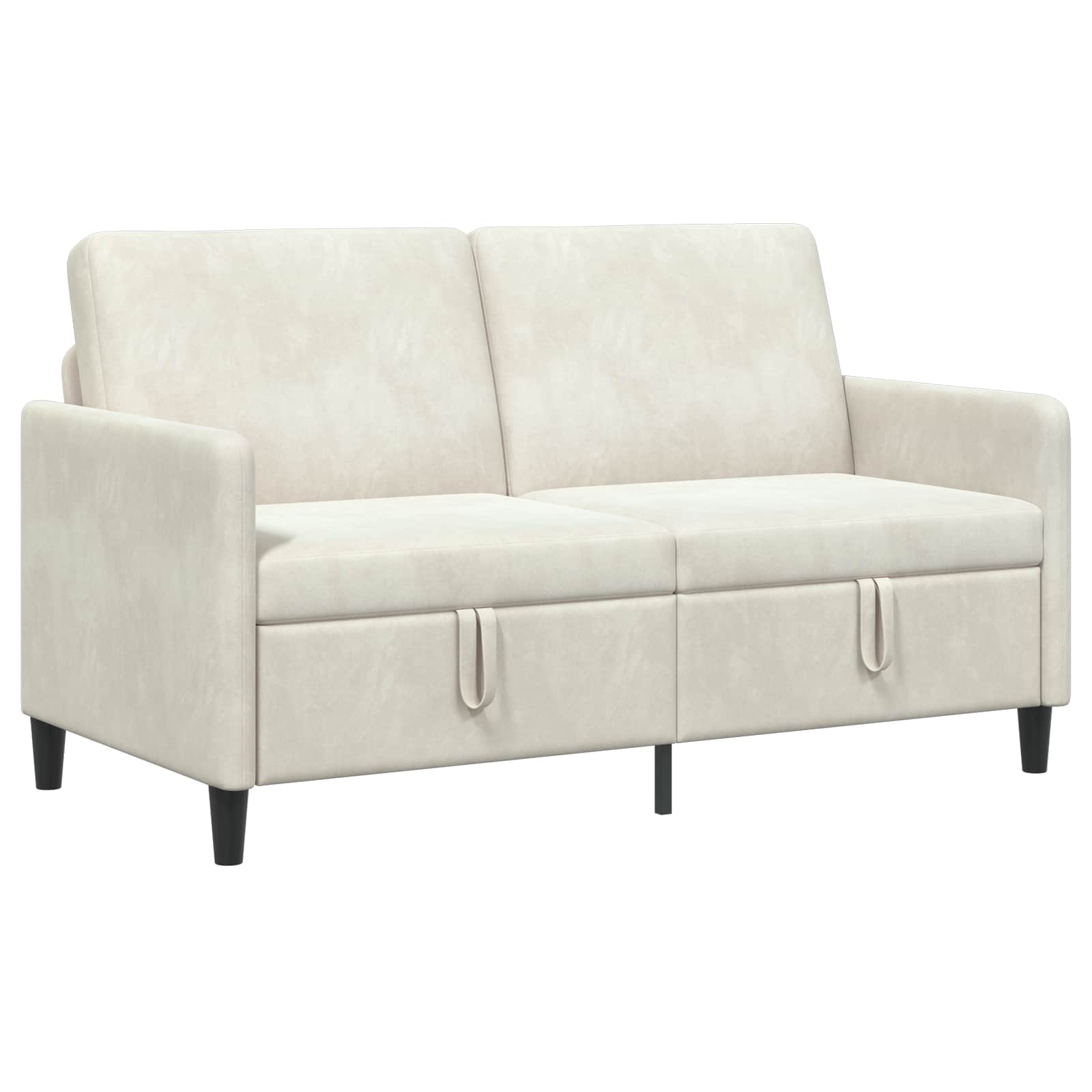 vidaXL Sofa z miejscem do przechowywania kremowy 152 x 78 x 87 cm