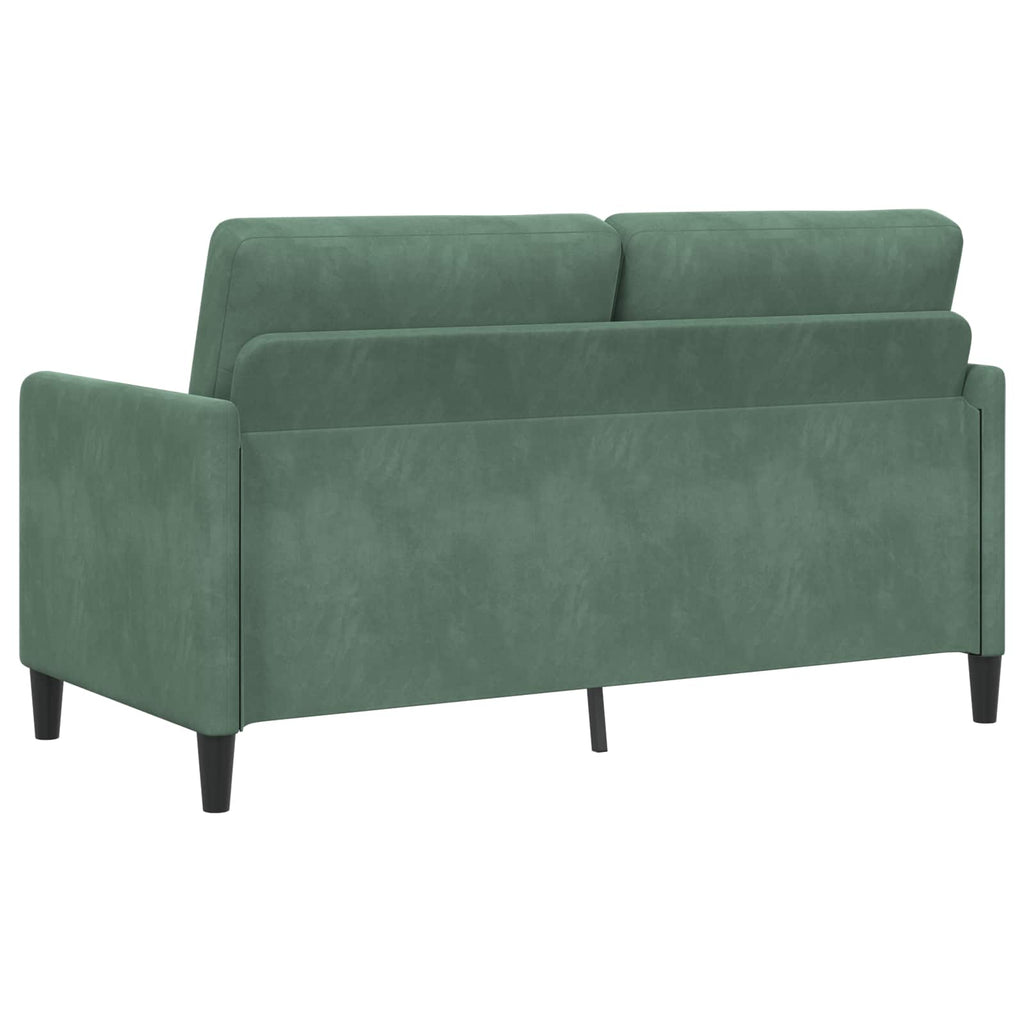 vidaXL Sofa z miejscem do przechowywania Zielony morski Poliester